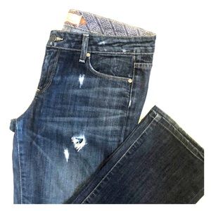 Paige Bootcut Ripped Jeans